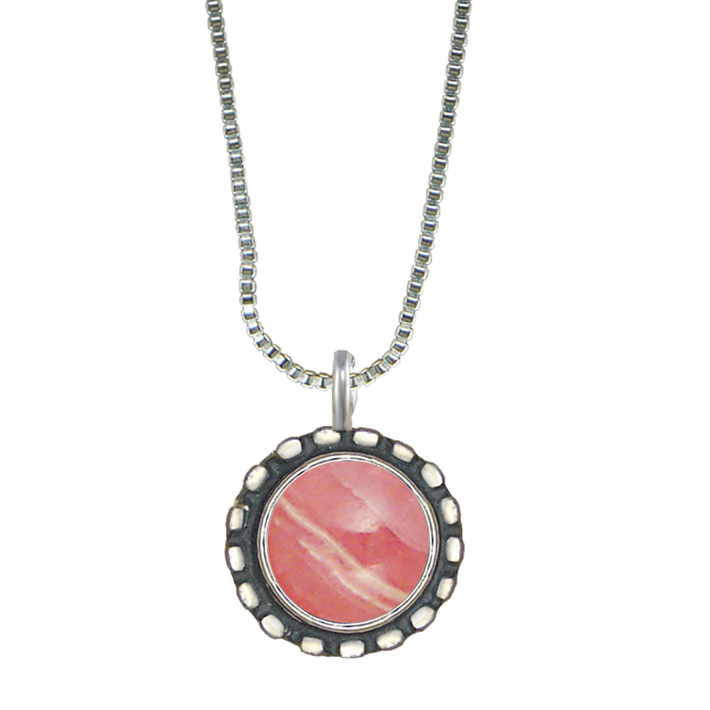 Sterling Silver Little Rhodocrosite Pendant Necklace